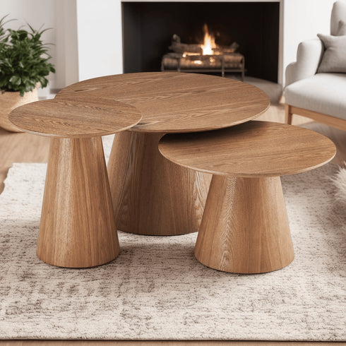 Round Coffee Table Tango ø45x50 - Oak